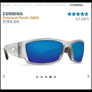 Costa Corbina Polarized Plastic (580)